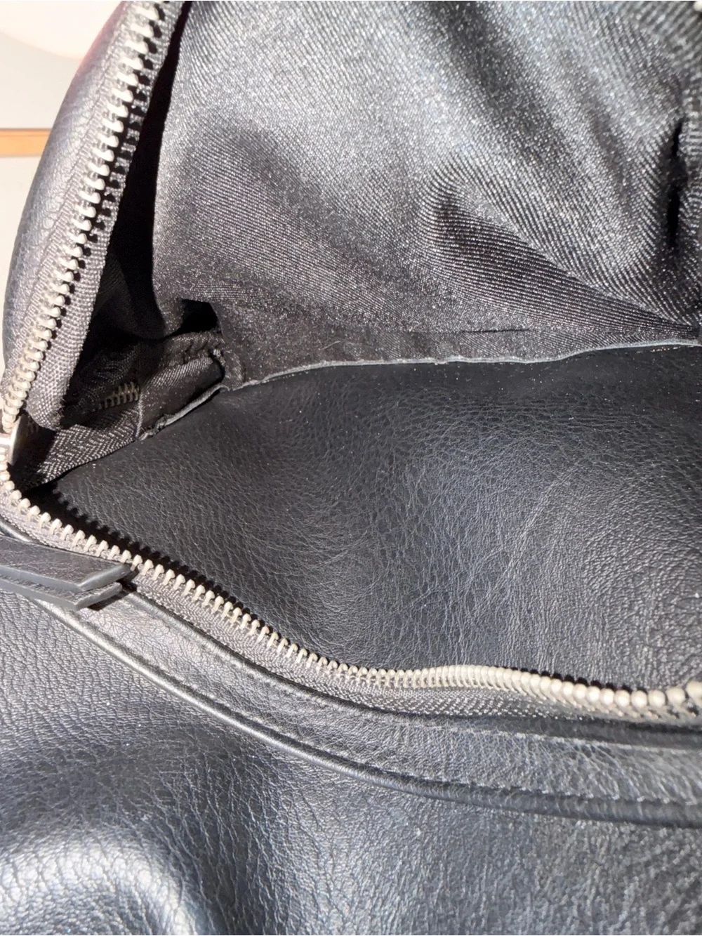 Black Leather Mini Backpack - Universal Thread - Picture 7 of 7